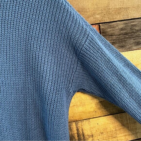 Zenana Blue‎ Sweater Size Small - Picture 4 of 11